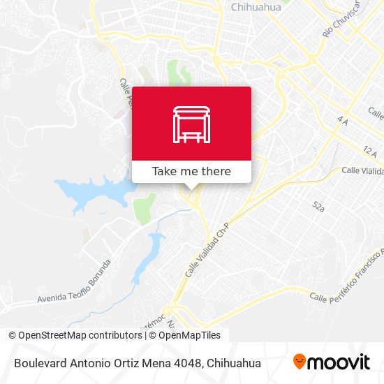 Boulevard Antonio Ortiz Mena 4048 map