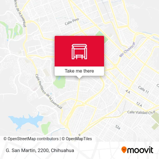 Mapa de G. San Martin, 2200