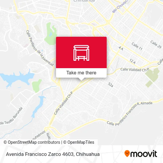 Mapa de Avenida Francisco Zarco 4603