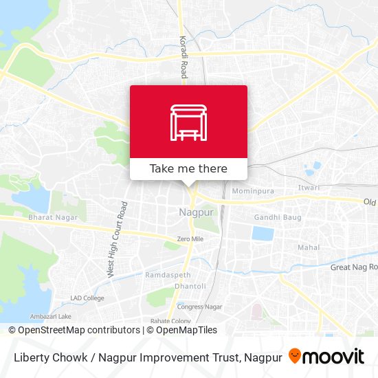 Liberty Chowk / Nagpur Improvement Trust map