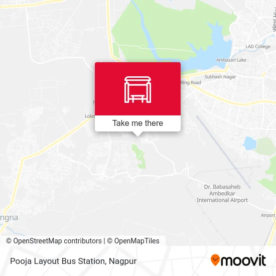 Pooja Layout Bus Station map