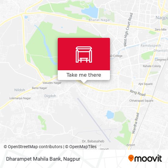 Dharampet Mahila Bank map