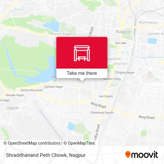 Shraddhanand Peth Chowk map