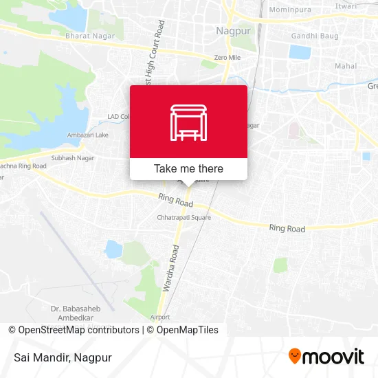 Sai Mandir map