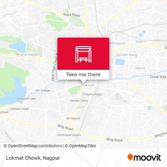 Lokmat Chowk map