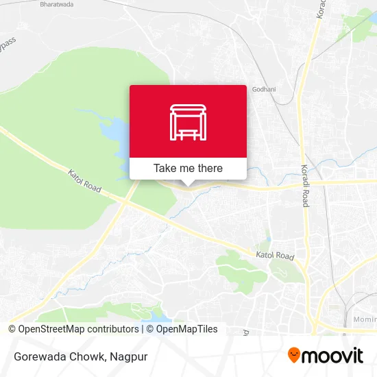 Gorewada Chowk map