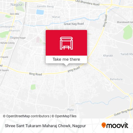 Shree Sant Tukaram Maharaj Chowk map