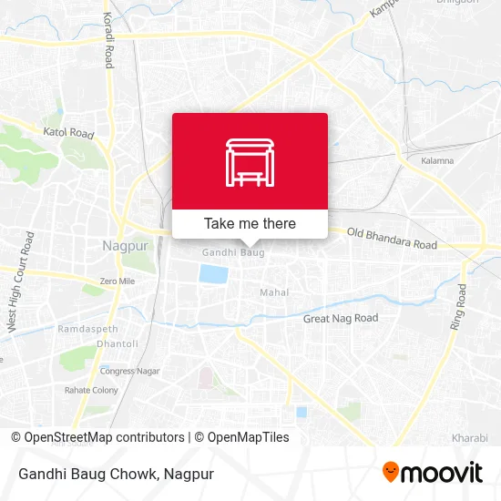 Gandhi Baug Chowk map