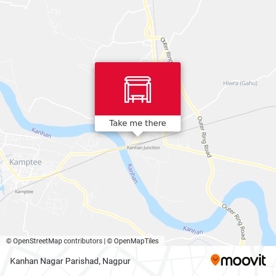 Kanhan Nagar Parishad map