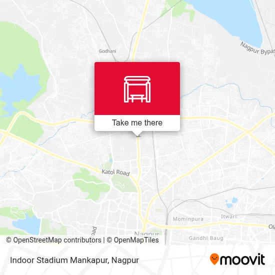 Indoor Stadium Mankapur map