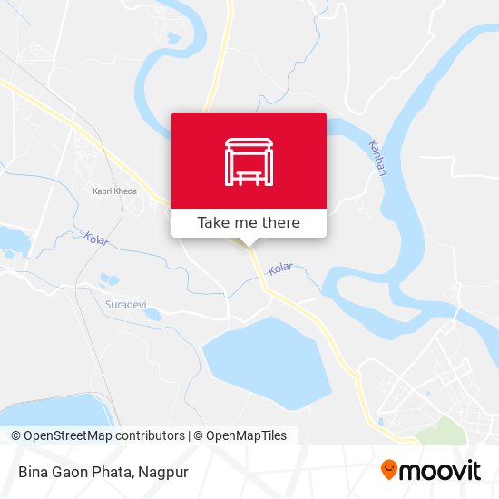 Bina Gaon Phata map