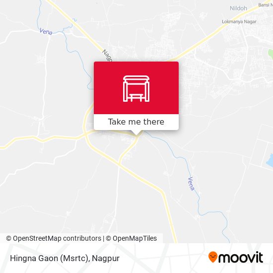 Hingna Gaon (Msrtc) map