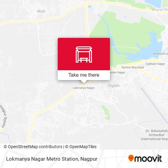 Lokmanya Nagar Metro Station map