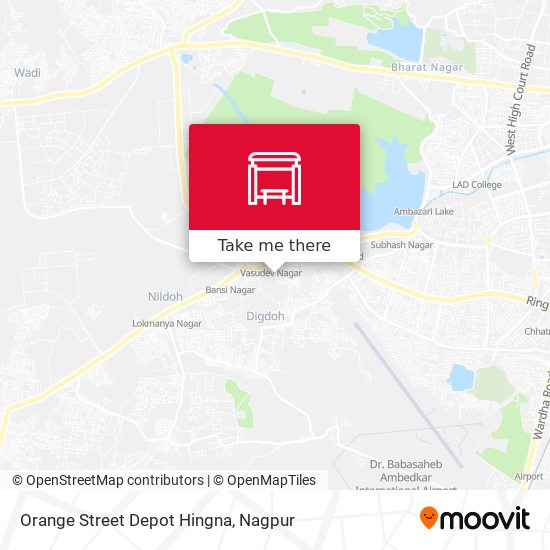 Orange Street Depot Hingna map