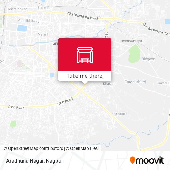 Aradhana Nagar map