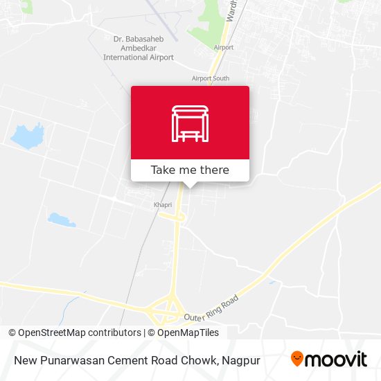 New Punarwasan Cement Road Chowk map