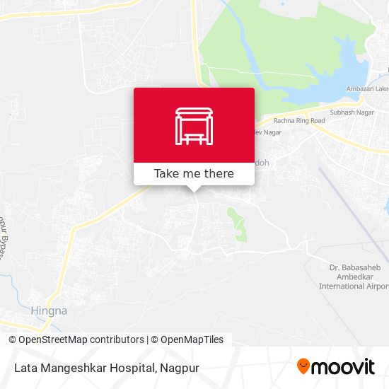 Lata Mangeshkar Hospital map