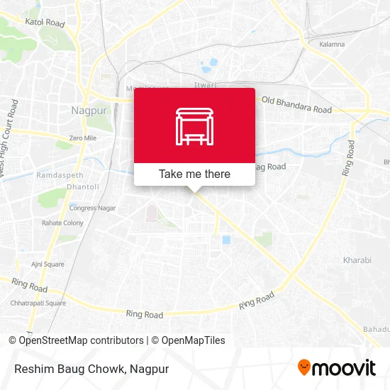 Reshim Baug Chowk map