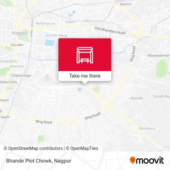 Bhande Plot Chowk map