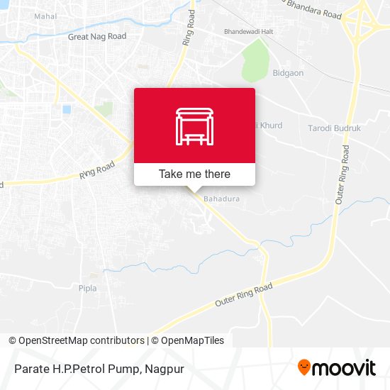 Parate H.P.Petrol Pump map