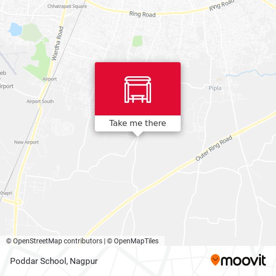 Poddar School map