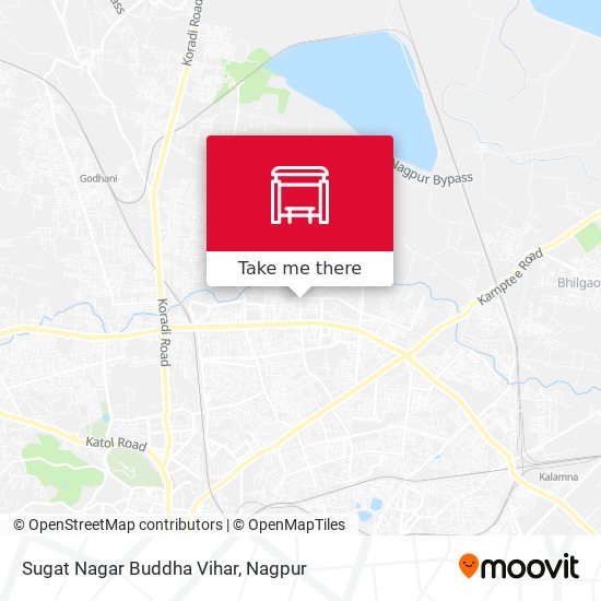 Sugat Nagar Buddha Vihar map
