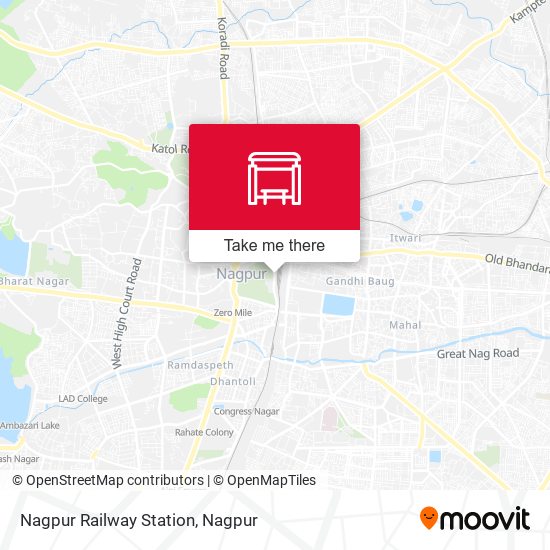 Nagpur Railway Station map