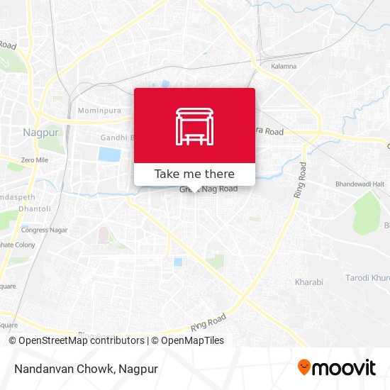 Nandanvan Chowk map