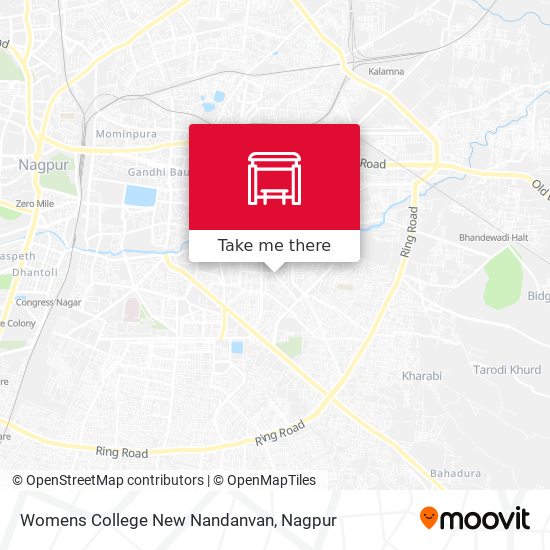 Womens College New Nandanvan map