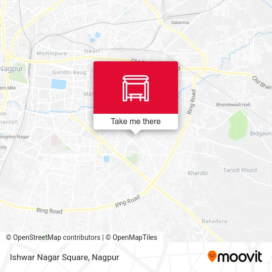 Ishwar Nagar Square map