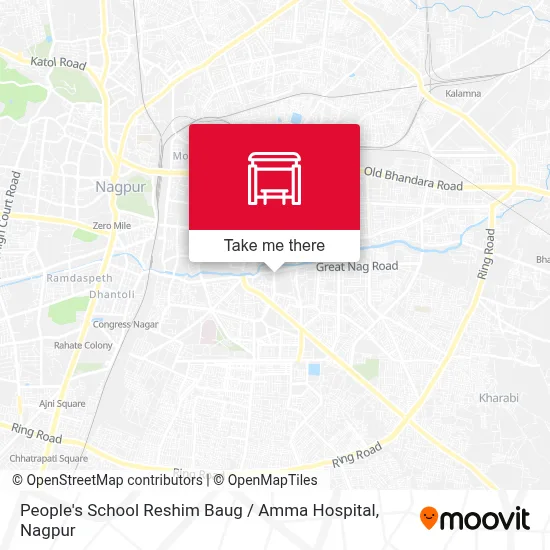 Lokanchi School Reshim Baug / Amma Hospital map