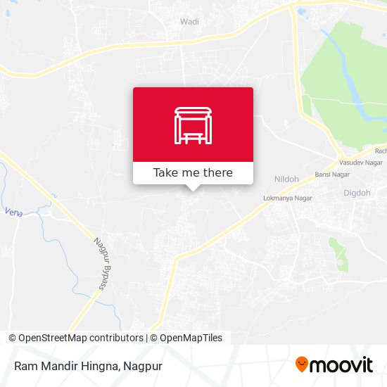 Ram Mandir Hingna map