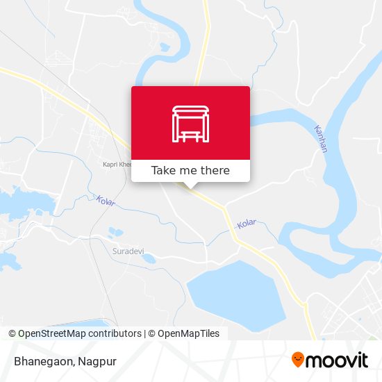 Bhanegaon map