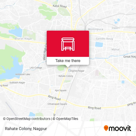 Rahate Colony map