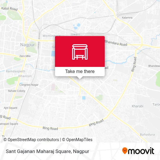 Sant Gajanan Maharaj Chowk map