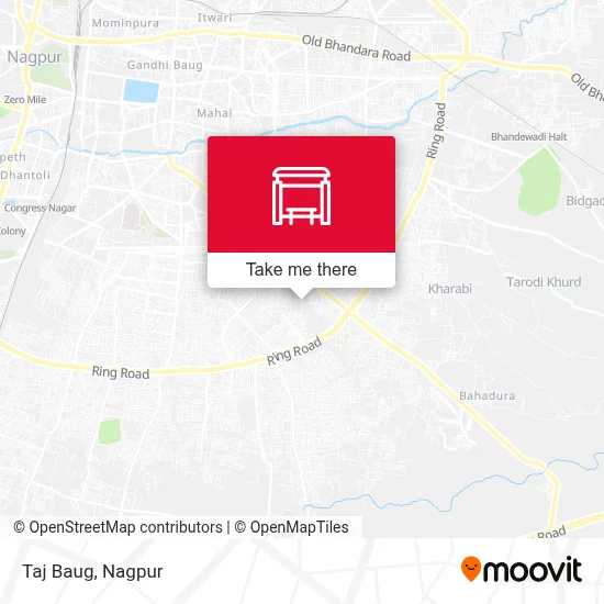 Taj Baug map