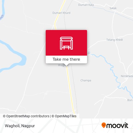 Wagholi map