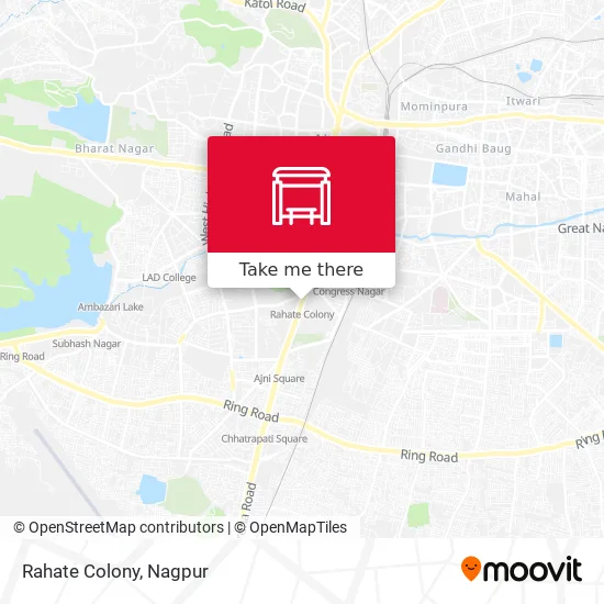 Rahate Colony map
