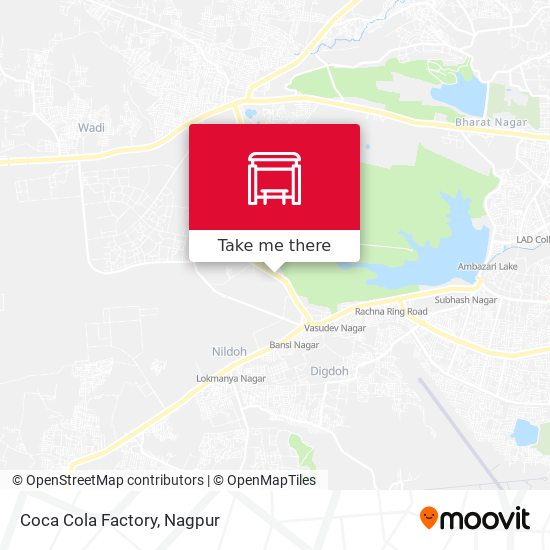 Coca Cola Factory map