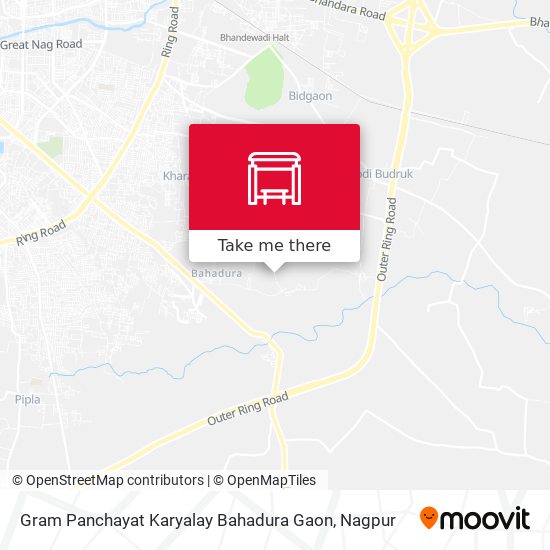 Gram Panchayat Karyalay Bahadura Gaon map