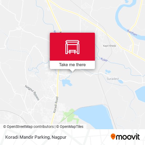 Koradi Mandir Parking map