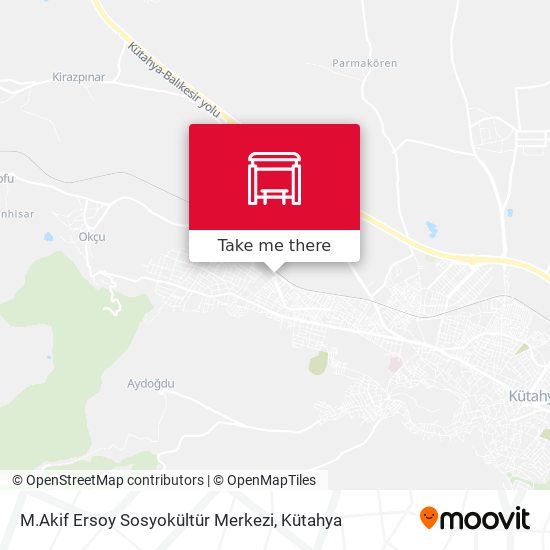 M.Akif Ersoy Sosyokültür Merkezi map