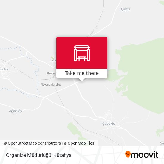 Organize Müdürlüğü map