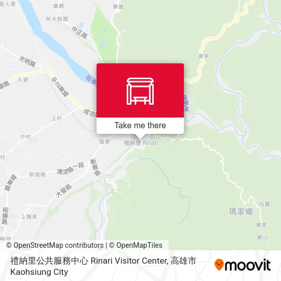 禮納里公共服務中心 Rinari Visitor Center地圖