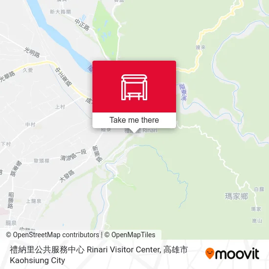禮納里公共服務中心 Rinari Visitor Center地圖