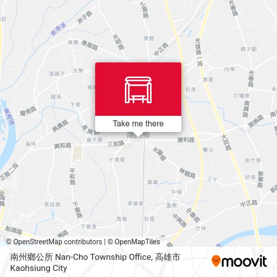 南州鄉公所 Nan-Cho Township Office map