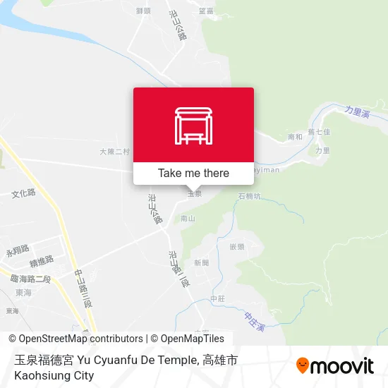 玉泉福德宮 Yu Cyuanfu De Temple地圖