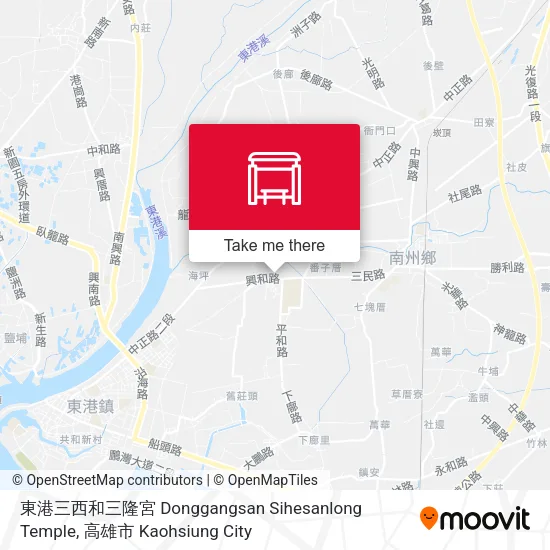 東港三西和三隆宮 Donggangsan Sihesanlong Temple地圖