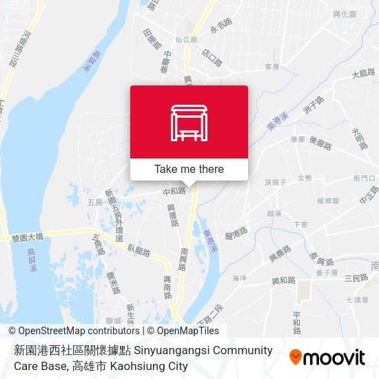 新園港西社區關懷據點 Sinyuangangsi Community Care Base地圖