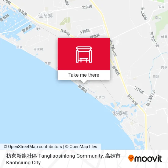 枋寮新龍社區 Fangliaosinlong Community地圖